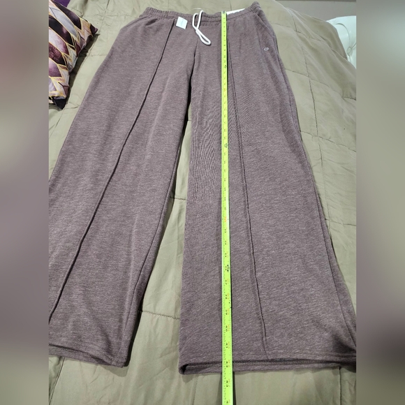 NWT American Eagle Outfitters's Pintuck Wide-Leg Sweatpant Size Large(Cocoa) - Picture 5 of 12